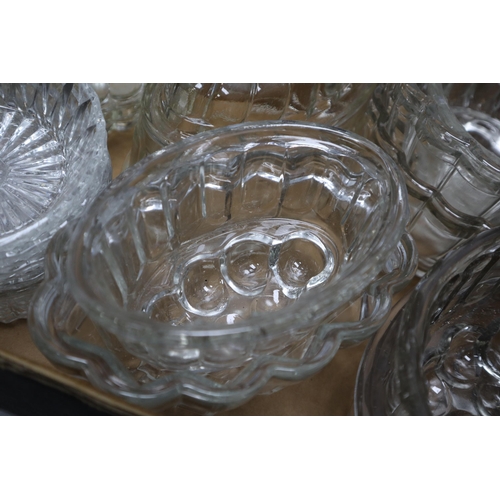 922 - Selection of Glass Jelly Moulds