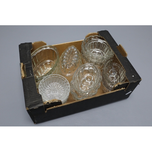 922 - Selection of Glass Jelly Moulds