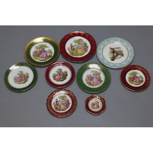 932 - Selection of Decorative Plates to Include Limonges Porcelain Plates