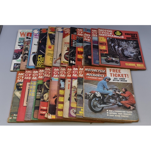 937 - Approx 23 biker magaizines from the 70s to around the 90s