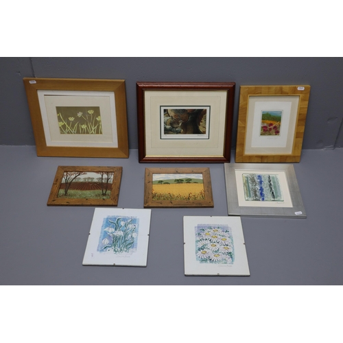 946 - Collection of Framed and Glazed Prints and Artwork some signed by artist to include Andrew Hutchinso... 