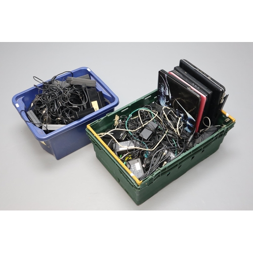 956 - Large Collection of Computer Parts in Two Boxes ideal for a Gold Extraction project to include Lapto... 