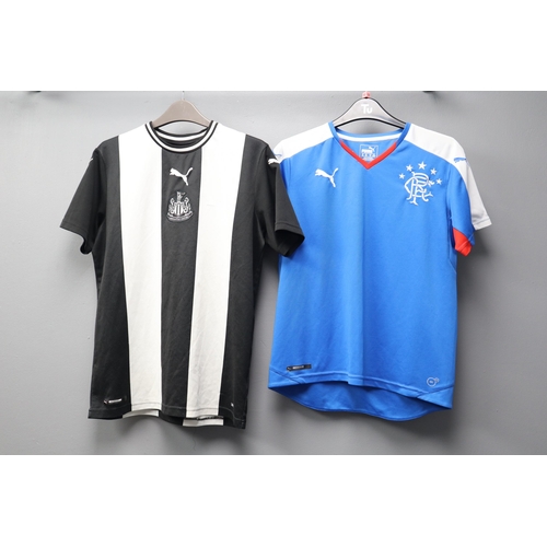 773 - Selection of Football T-Shirts to Include Rangers, Newcastle United, Blyth Spartans, Blackburn Rover... 