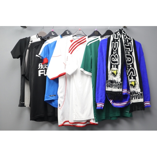 773 - Selection of Football T-Shirts to Include Rangers, Newcastle United, Blyth Spartans, Blackburn Rover... 