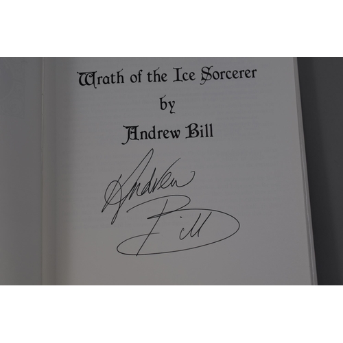 441 - Enchantica: Four Hardback Enchantica Novels Two Signed by Author Andrew Bill. The Freezing Fire ( Si... 