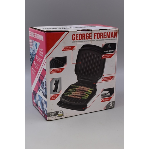 680 - George Foreman Compact Grill - New