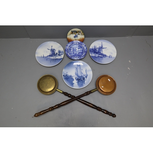 932 - Selection of Ceramic Plated to Include Royal Daulton and Two Bed Pans