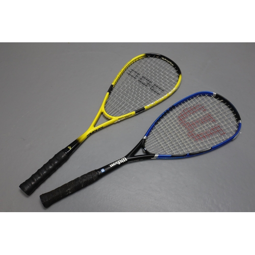 944 - Two squash rackets, Wilson Surge and a DDC Quest control titanium ultra light