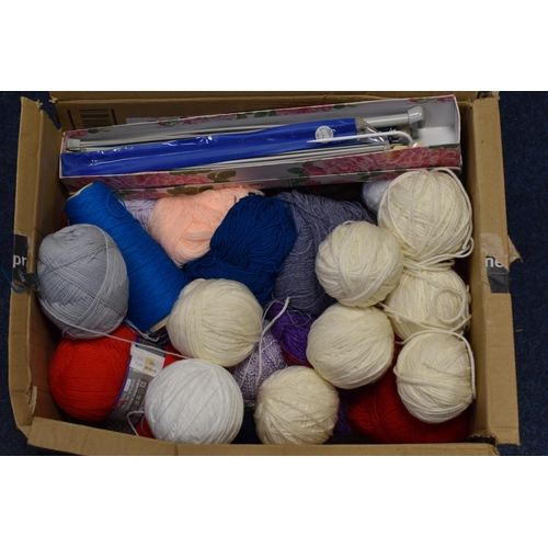 946 - A Large Selection of Knitting Wool and Needles