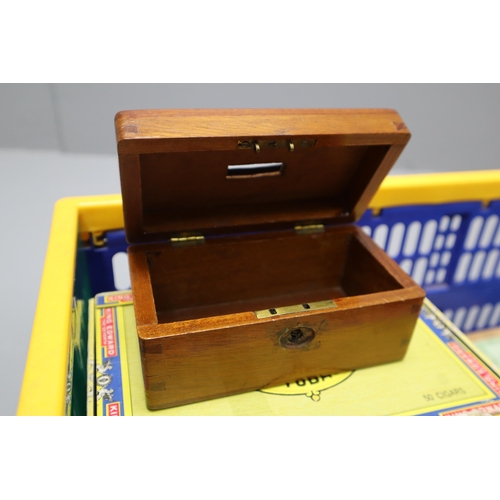 952 - Selection of Various Collectors Boxes including Cigar, Wood and Metal