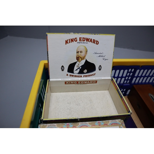 952 - Selection of Various Collectors Boxes including Cigar, Wood and Metal