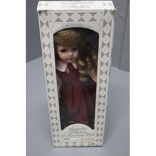 984 - Four Boxed Leonardo Porcelain Dolls To Include Celina, Andrew, Sleeping Beauty, And Other