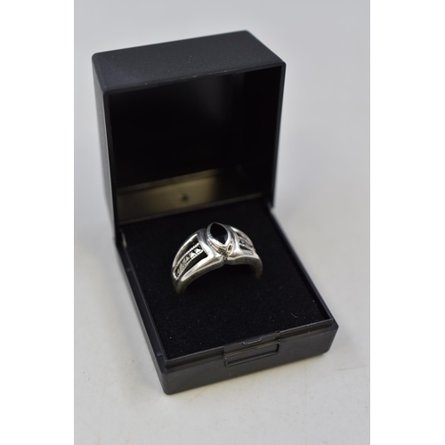 7 - Silver 925 Ring Complete in Presentation Box, Size Q