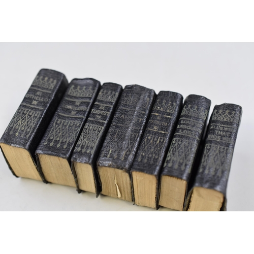 237 - A Set of 37 Miniature Works of Shakespeare, On Original Wooden Bookshelf