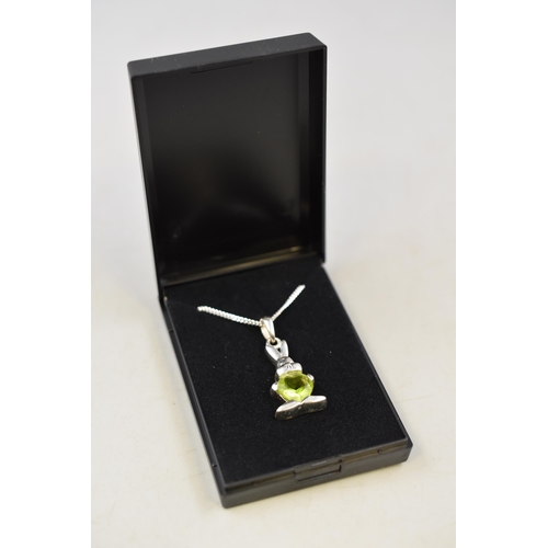 72 - Silver 925 Necklace with Rabbit Pendant Complete in Presentation Box