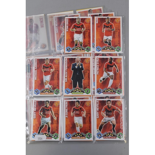 552 - Selection of Manchester United Match Attack Trading Cards (2005 to 2009)