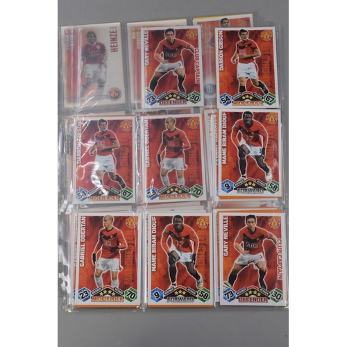 552 - Selection of Manchester United Match Attack Trading Cards (2005 to 2009)