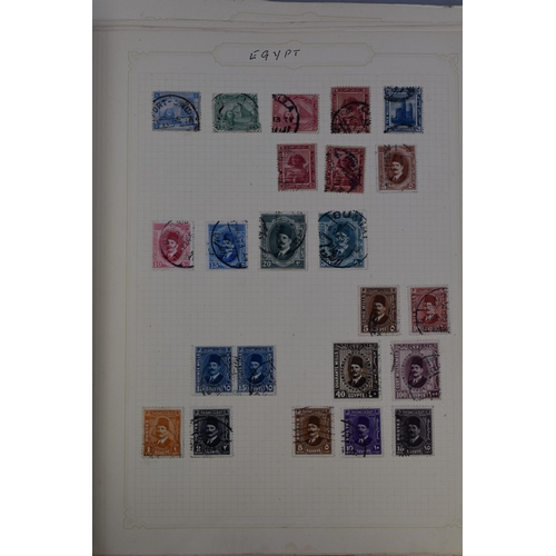 556 - Simplex Stock Album Containing a Selection of Mainly British and Commonwealth and USA Postage Stamps