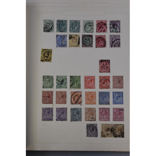 556 - Simplex Stock Album Containing a Selection of Mainly British and Commonwealth and USA Postage Stamps