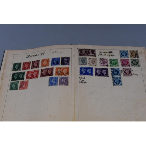 557 - The Improved Postage Stamp Album containing Stamps From Great Britain, British Empire, France, Germa... 