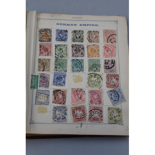 558 - Winkles Postage Stamp Album Containing a selection of Stamps From Great Britain, German Empire, Holl... 