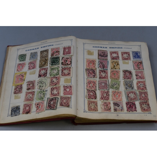 558 - Winkles Postage Stamp Album Containing a selection of Stamps From Great Britain, German Empire, Holl... 