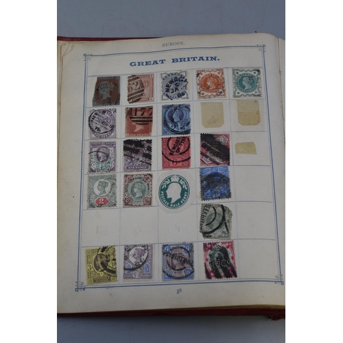 558 - Winkles Postage Stamp Album Containing a selection of Stamps From Great Britain, German Empire, Holl... 