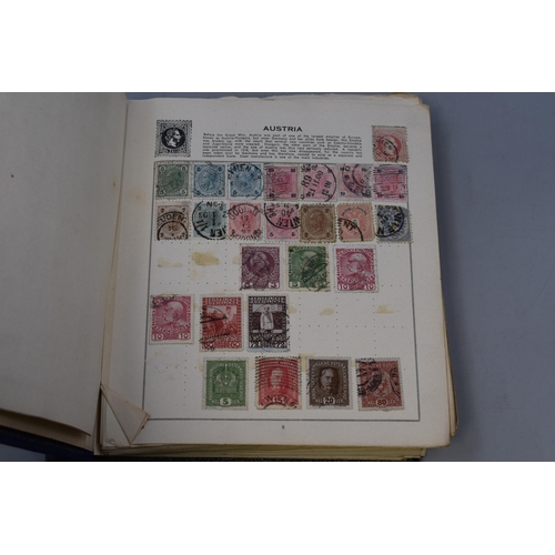 559 - Quickchange Illustrated Stamp Album containing worldwide Stamps including French, German, American a... 