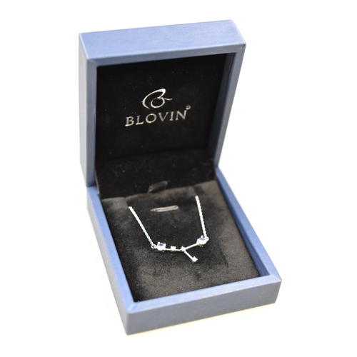 78 - Blovin Sterling Silver Zodiac Constellation Pendant Necklace Complete with Presentation Box