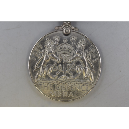 292 - George VI WWII Defence Medal