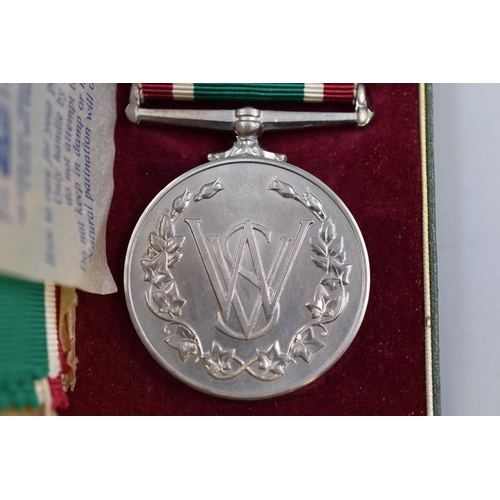 294 - Womens Voluntary Service Medal Complete with Original Box