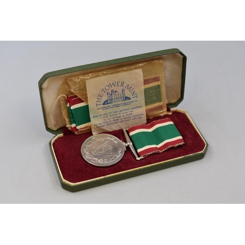 294 - Womens Voluntary Service Medal Complete with Original Box