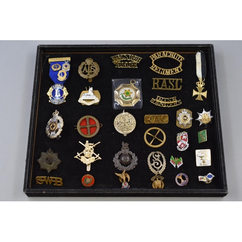 297 - Selection of Vintage Badges, Medals and Insignia