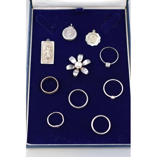 88 - Selection of Silver 925 Pendants and Rings