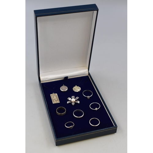 88 - Selection of Silver 925 Pendants and Rings