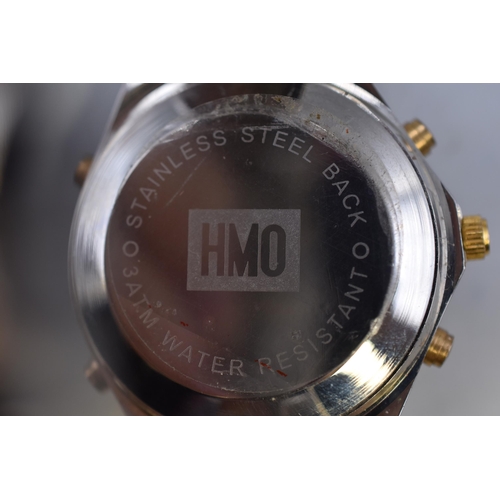 98 - HMO Gents Quartz Watch with Original Strap (Working)