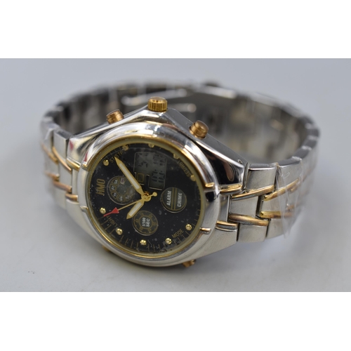 98 - HMO Gents Quartz Watch with Original Strap (Working)