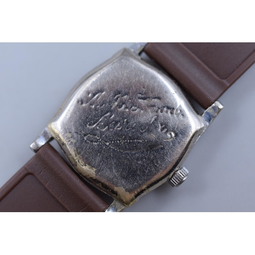 105 - Vintage Favre-Leuba Sandow Gents Mechanical Watch (Working)