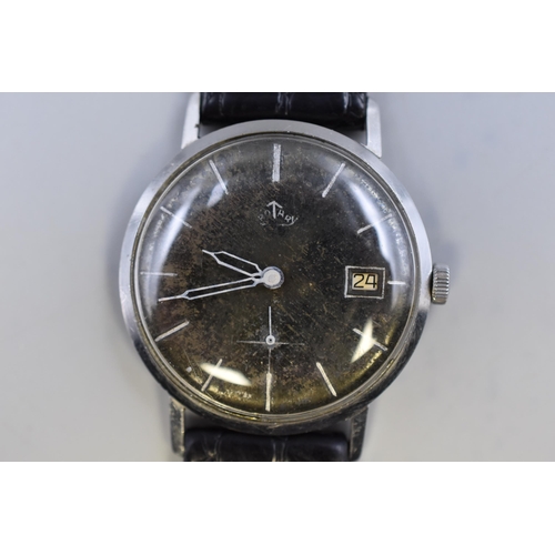 112 - Vintage Rotary Gents Mechanical Wrist Watch (Working)