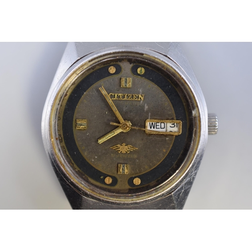 115 - Vintage Citizen Automatic Gents Watch (working)