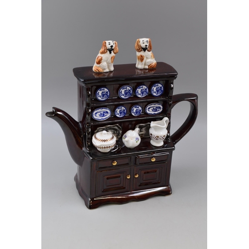 304 - Collectors Ceramic Dresser Design Teapot