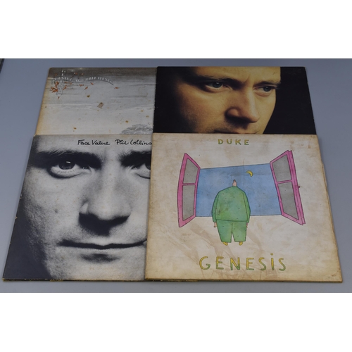 566 - A Selection of Ten Genesis and Phil Collins Vinyl LP's To Include No Jacket Required, Duke x2, Face ... 