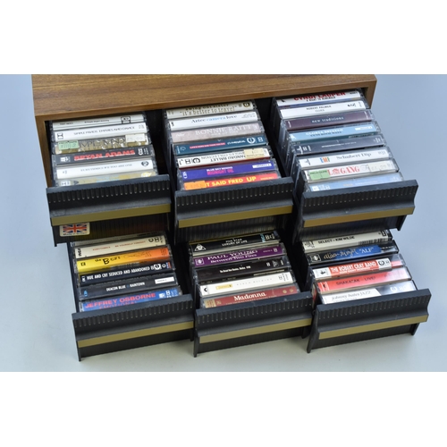 578 - A Selection of Cassette Tapes In Cassette Box To Include Status Quo, Erasure, Kool and The Gang, Rob... 