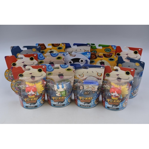 590 - A big collection of Yo-Kai watch figures in their original packaging