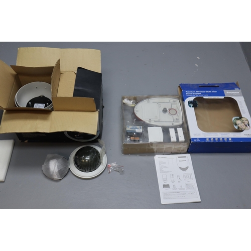 594 - Response premium wireless alarm system and a power dome pro (as found)