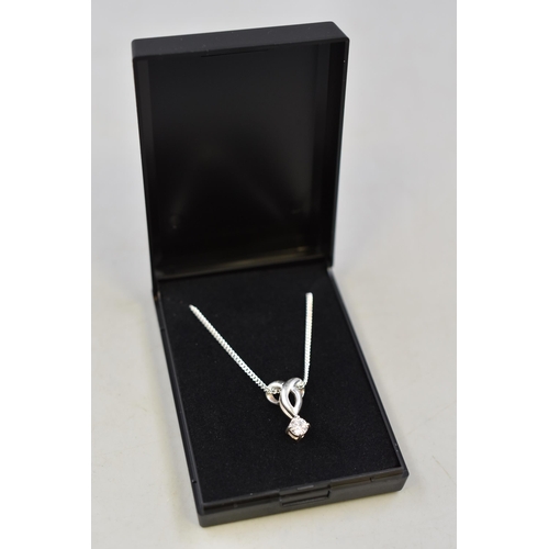 219 - Silver 925 Necklace Complete with Presentation Box