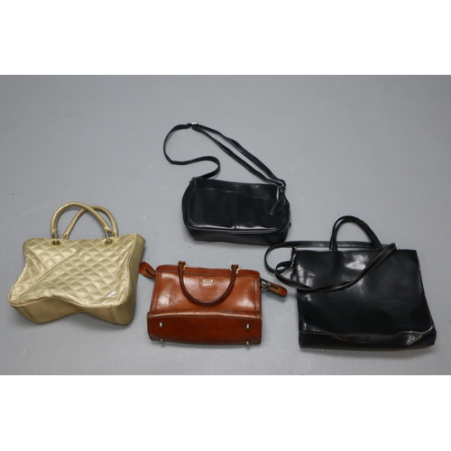 781 - Selection of Womens Handbags to Include Leather