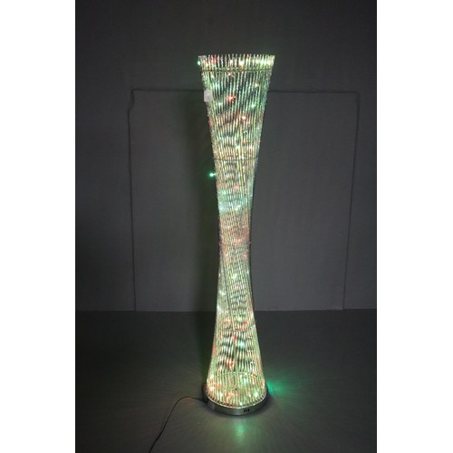 675 - A Large Colour Changing LED Floor Lamp, Approx 56