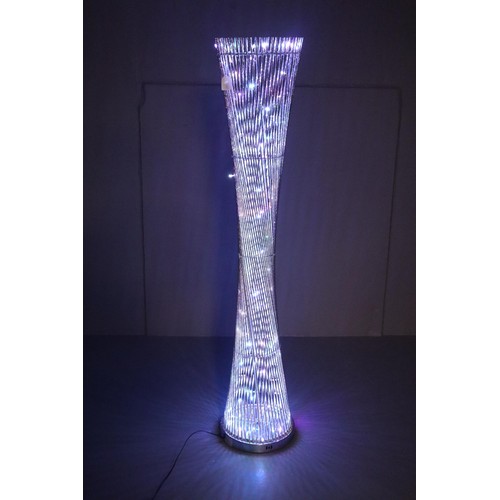 675 - A Large Colour Changing LED Floor Lamp, Approx 56