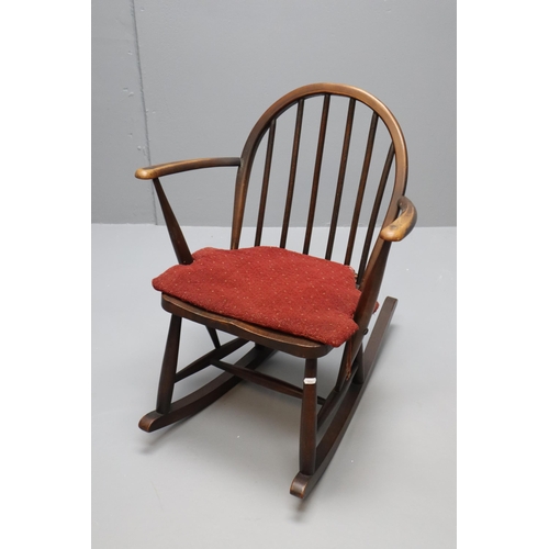 615 - Ercol Windsor Elm & Beech Child’s Rocking Chair